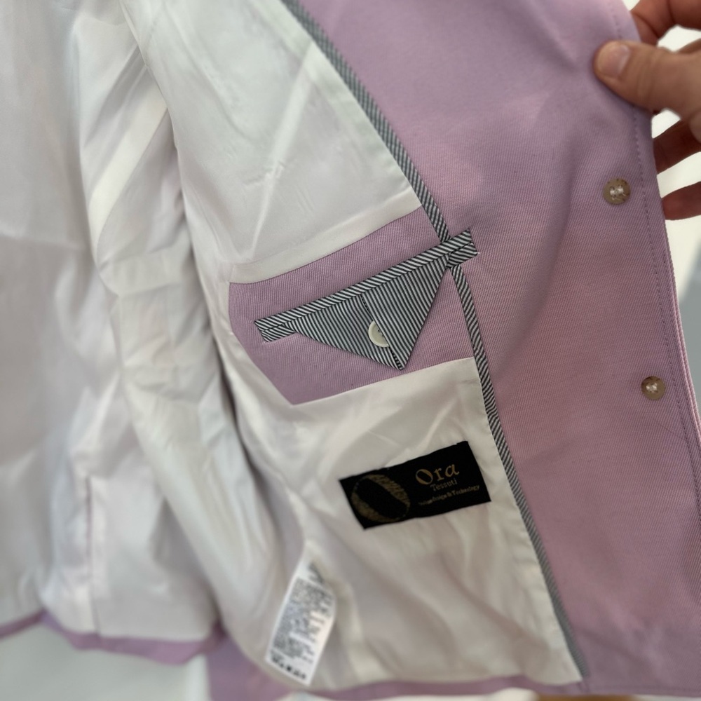 J.Crew NWT Shrunken Blazer Lavender Wool Blend Size 16 - Picture 5 of 9